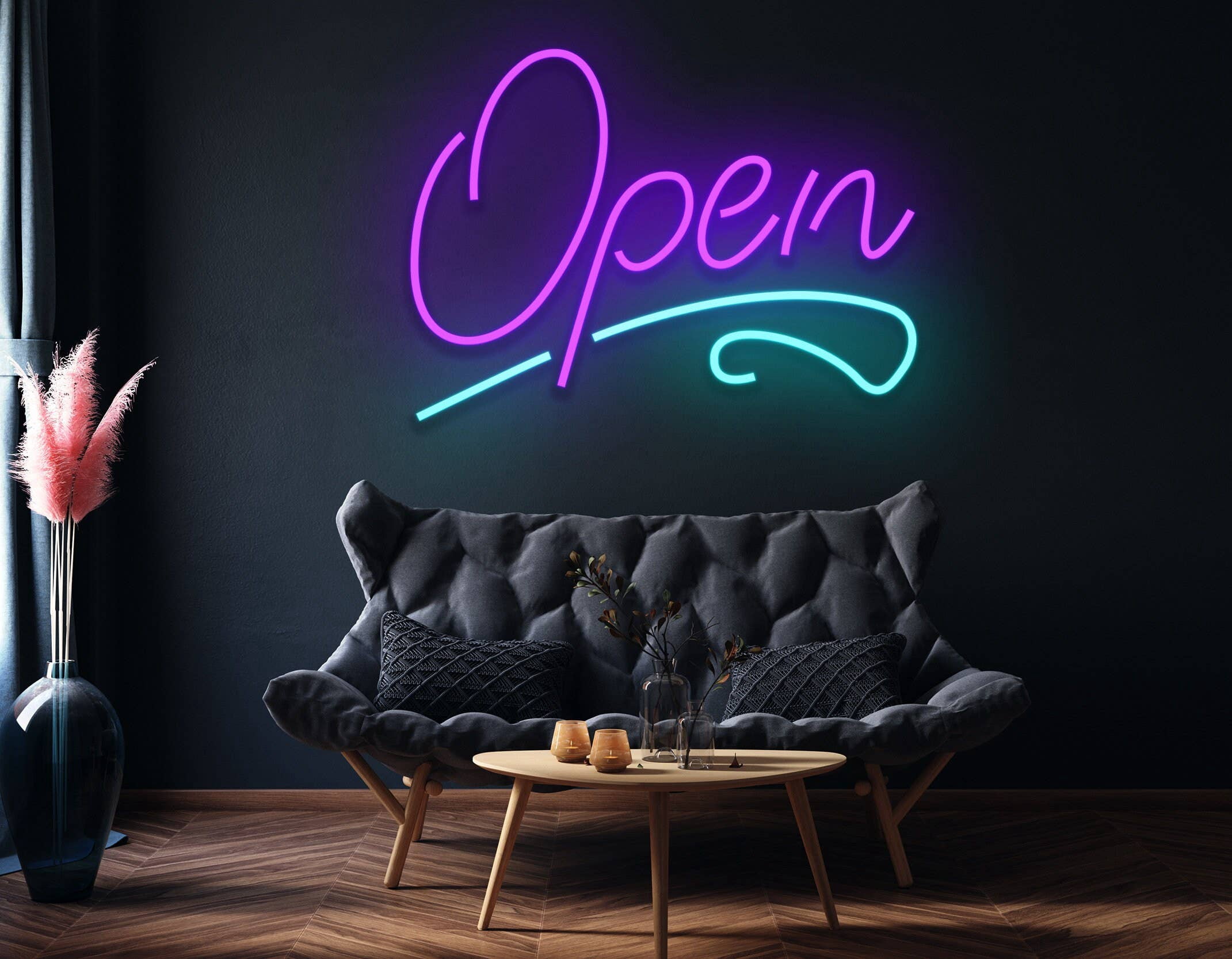 Glowneon Open Neon Signs, Basic Welcome Sign for Store