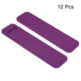thumbnail image 3 of Uxcell Felt Pencil Case Mini Pen Pocket Protector Sleeve Pouch, Purple 12 Pack, 3 of 5
