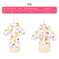 thumbnail image 2 of Ropa para cachorros, camisa de solapa con estampado de piña, camiseta polo de verano, ropa para mascotas, ropa para perros (rosa), 2 of 5
