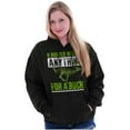 thumbnail image 4 of Hunters Do Anything for a Buck Pun Unisex Plus Size Hoodie Brisco Brands 5X, 4 of 6