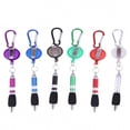 thumbnail image 4 of QUTETN 3pcs Portable Retractable Keychain Ballpoint Pen With Lanyard For Hiking  Multiple Colors Available, 4 of 6