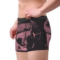 thumbnail image 2 of Honeii Skull and Snake Art Print Mens Boxer Briefs Breathable,Boxer Brief for Men, Moisture-Wicking Underwear-Medium, 2 of 5