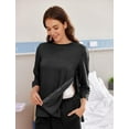 thumbnail image 5 of UTOURS Post Shoulder Surgery Shirts for Women Tear Away 3/4 Tops After Rotator Cuff Shirts Chemo Port Adaptive Clothing, 5 of 8