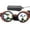 F-Red, variant on SAYFUT 40+Colors New Rainbow Kaleidoscope Glasses Welding Steampunk Goggles Diffraction Laser Crystal Lens