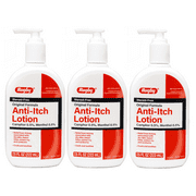 3 Pack - Rugby Original Formula Anti-Itch Lotion Camphor 0.5% , Menthol 0.5%, Steroid-Free, for Dry Skin, Insect Bite, Poison Ivy, Sunburns, 7.5 Fl Oz