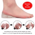 thumbnail image 4 of Plantillas para aumentar la altura, gel de silicona ajustable Dr.Foot, 4 of 5