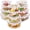 Pink, variant on QW  Borosilicate Glass Food Storage Containers with Lids 24 Pieces, BPA-Free Stackable Lunch & Leftover Containers, Microwave, Freezer & Dishwasher Safe, 100% Airtight Leak-Proof, Red