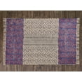 thumbnail image 2 of SAMURAI HOME Handloom Rugs 4X6 Feet | Non-Slip Floor Carpet | Indian Dhurrie Cotton Block Printed Non Shedding for Living Room, Bedroom, Hall, Office, 2 of 6