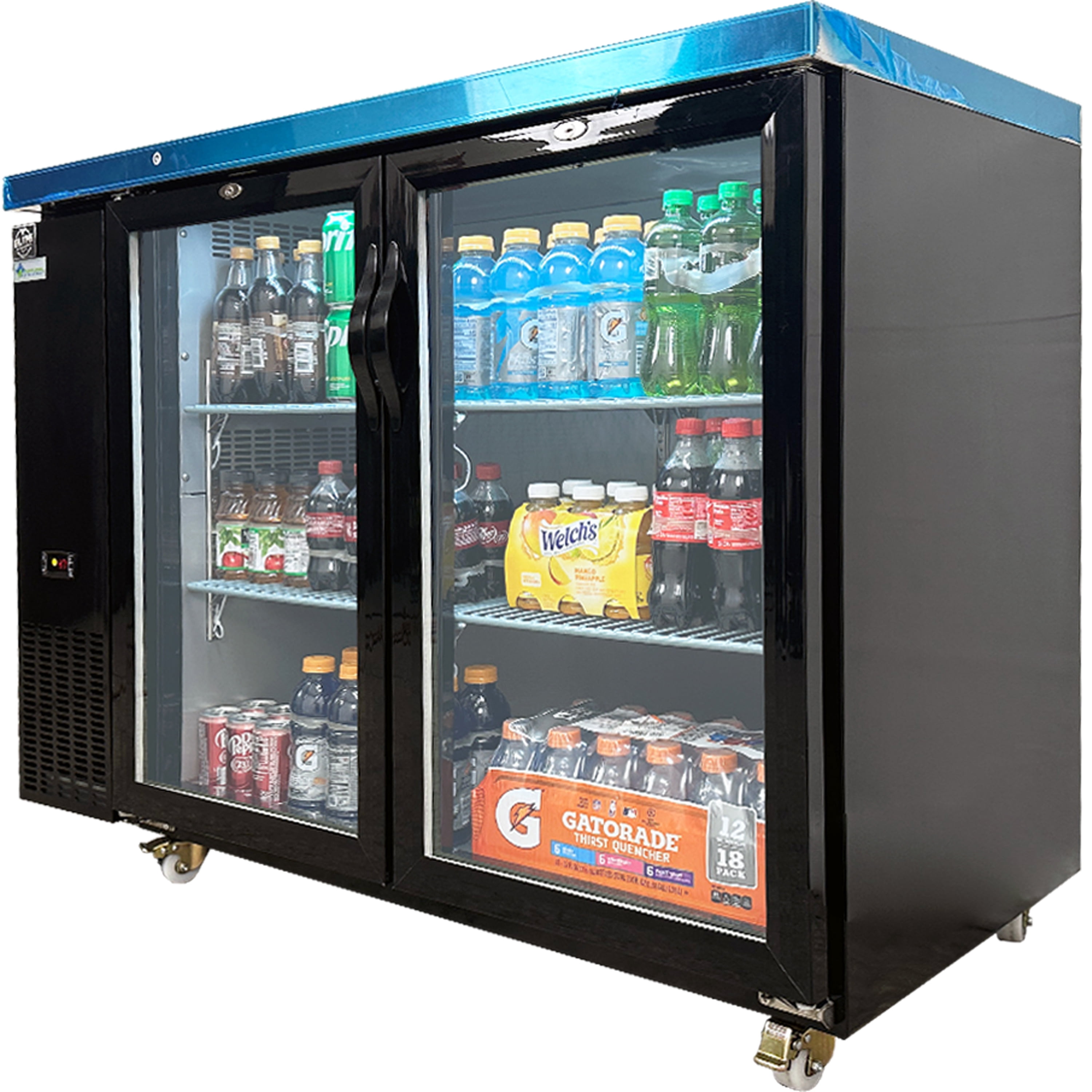 50 in. Commercial Refrigerator 11.3 Cu. Ft. Beer Back Bar Cooler, NSF Beer Fridge, Under Counter Refrigerator