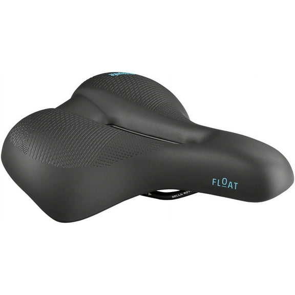 Selle Royal Float Saddle - Steel, Black, Relaxed