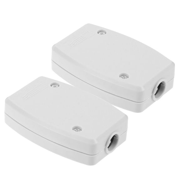 Weatherproof Outdoor Electrical Junction Box, Plastic, White, Cover for Electrical Installations