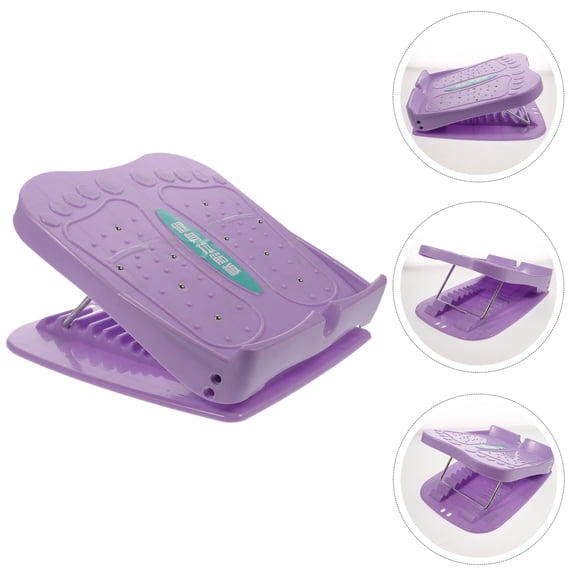 Niceauty 1Pc Folding Stretch Board Purple ABS Material for Home Fitness and Leg Workout
