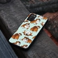 thumbnail image 4 of WIRESTER Shockproof Soft Rubber Cover Case for Samsung Galaxy A03S 4G LTE (Not 5G) 6.5" 2021, English Bulldog Funny Playful Postures On Aero Blue Background, 4 of 5