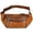Brown, variant on Genuine Leather Fanny Pack for Women Men Vitnage Leather Sling Bag Hip Waist Bag
