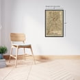 thumbnail image 5 of 1888 Map of Alabama - Vintage Map of Alabama Wall Art - Railroad Map of Alabama History Poster, 5 of 7