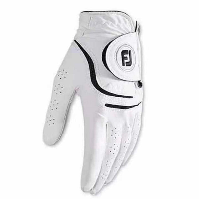 Una generación de guantes de golf FJ para montar al aire libre, guantes de cuero para hombres y mujeres, antideslizantes, transpirables, en blanco y negro
