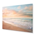 thumbnail image 2 of Designart "Beach Photo Coastal Calm I" Nautical & Beach Metal Wall Decor, 2 of 5