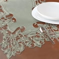 thumbnail image 4 of Table Runner for Dining Table, Ivory Table Linen, 60×120 inches - The Alvina Collection - Spring Home Décor, 4 of 8