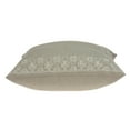 thumbnail image 4 of Parkland Collection Neera 20x20" Floral Details Cotton Throw Pillow in Beige, 4 of 10