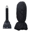 thumbnail image 2 of Ice Scraper Mitt 2 in 1 Design Elastic Band Snow Shovel Glove Cold Proof, 2 of 7