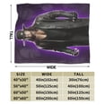 thumbnail image 2 of The Undertaker Blanket, Super Soft Throw Blanket, Cozy Flannel Blankets For Boys Girls, Warm Blankets For Couch Sofa Bed, 40"X30", 2 of 9