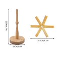 thumbnail image 1 of Moqsnm - Tapete aislante de madera para macetas de árbol, para cocina y hogar, tapete aislante para mesa de comedor, tapete aislante de 3 piezas, 1 of 6