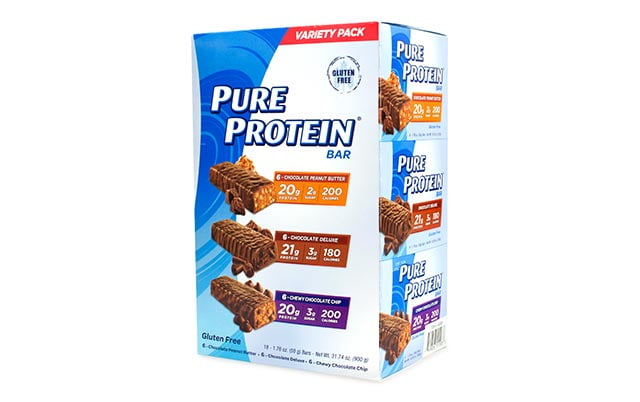 Pure Protein Bar Variety Pack 21g Protein 18 Ct Walmart Com