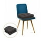 thumbnail image 5 of Juego de cojines de asiento - Cómodos, para interior, comedor, sala, cocina, oficina, Gris oscuro, 5 of 8