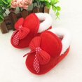 thumbnail image 5 of Newborn Baby Girls Cotton Shoes Infant Boys Non-slip Soft Sole Shoes,Slippers Stay on Sock Soft Shoes with Grippers Winter Warm First Walkers Crib Shoes, 5 of 6