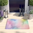 thumbnail image 2 of Dreamy Pastel Sky Flannel Non Slip Door Rugs,Washable Door Mats Indoor,Decorative Door Mats,Dirt-Resistant and Absorbent Doormat for Entrance,Bedroom,Kitchen,Bathroom,23.5x16in(60x40cm), 2 of 5