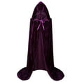 thumbnail image 2 of Multicolor Mens Renaissance Hooded Cloak Halloween Shawl Polyester,Spandex for Man and Women Witch Cloak for Halloween, Cosplay, Role Play L, 2 of 5