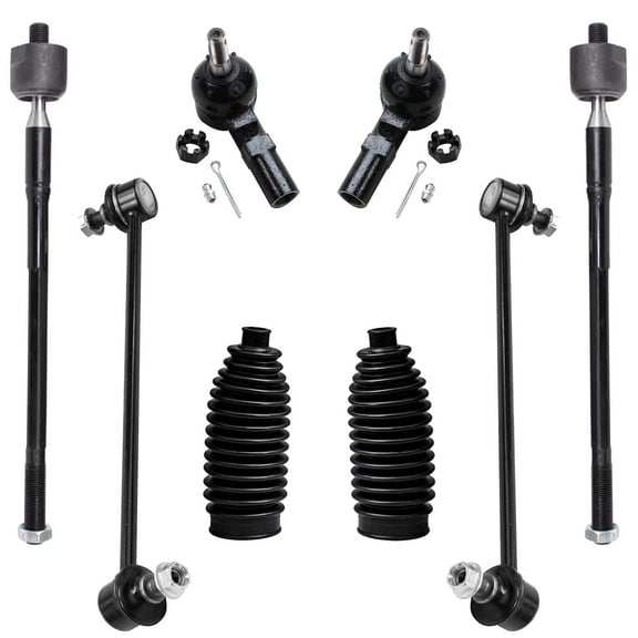 Detroit Axle - Front Inner Outer Tie Rods   Front Sway Bar Links   Rack & Pinion Tie Rod Boots Replacement for 1999-2003 Lexus RX300