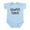 Sky Blue, variant on CafePress - Melanin Poppin Baby Light Bodysuit - Baby Light Bodysuit, Size Newborn - 24 Months