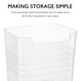 thumbnail image 2 of EIGTHTAIL Storage Rack Fridge Organizer Plastic Kitchen Accesories Bins for Mini Refrigerator Box 2 Pcs, 2 of 6