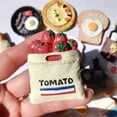 thumbnail image 2 of Imán para nevera, 6 uds., objeto biónico creativo, imanes 3d para nevera, comida magnética decorativa nórdica, bonitos regalos magnéticos (entrega aleatoria), 2 of 5