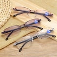 thumbnail image 1 of Gafas para presbicia con zoom inteligente ultra claro, doble luz, cerca y lejos, doble propósito, borde cortado, gafas para presbicia azules, 1 of 5