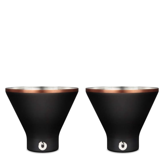 Set de Copas Martini Snowfox de Acero Inoxidable Aislado al Vacío 236 ml