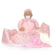 18" GIGI Baby Doll with Soft Carrier and Accessories