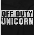 thumbnail image 2 of Off Duty Unicorn Fantasy Womens Plus Size Graphic Tank Top Brisco Brands 2X, 2 of 5