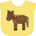 thumbnail image 3 of Inktastic Horse Boys or Girls Baby Bib, 3 of 4