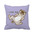 thumbnail image 1 of Pug Repos Art Déco Mode Jeter Oreiller Canapé Housse de Coussin, 1 of 3