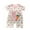 White O, variant on PIWHJQK Newborn Bodysuit Short Sleeve Summer Joyfulful Graphic Print Cotton Snap Closure Infant Outfits
