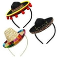 thumbnail image 1 of Diademas Cinco De Mayo Fiesta NikouMX Paquete de 3 Sombreros de fiesta, 1 of 8
