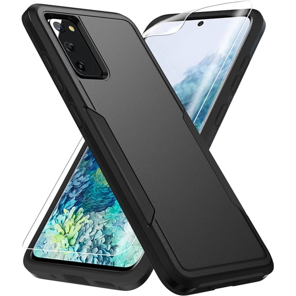 MYKOMI for Galaxy S20 Case,Samsung S20 Case,with Screen Protector [Military Grade Drop Tested] Heavy-Duty Tough Rugged Shockproof Protective Case for Samsung Galaxy S20 6.2 inch