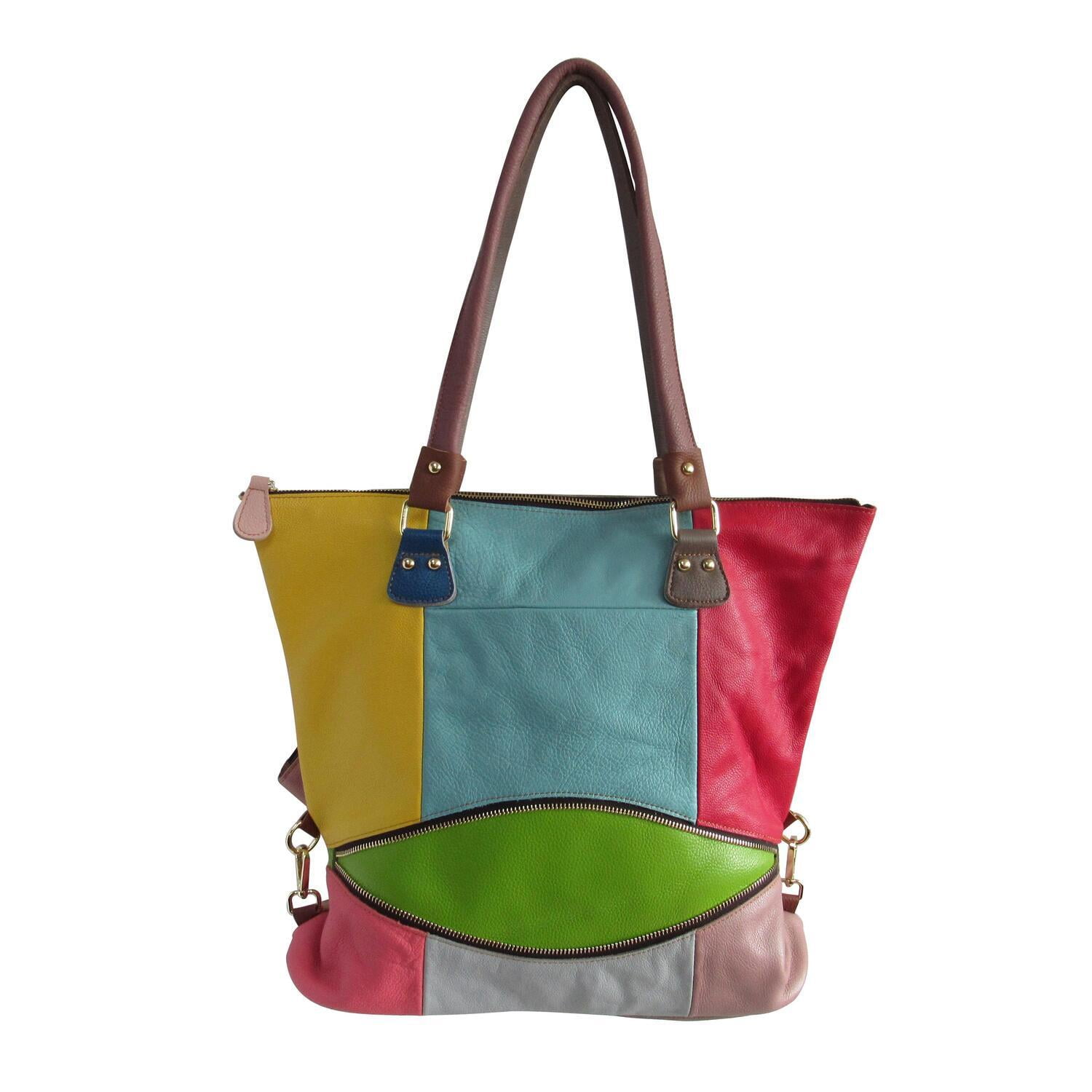 Amerileather Elvina Leather Tote Bag
