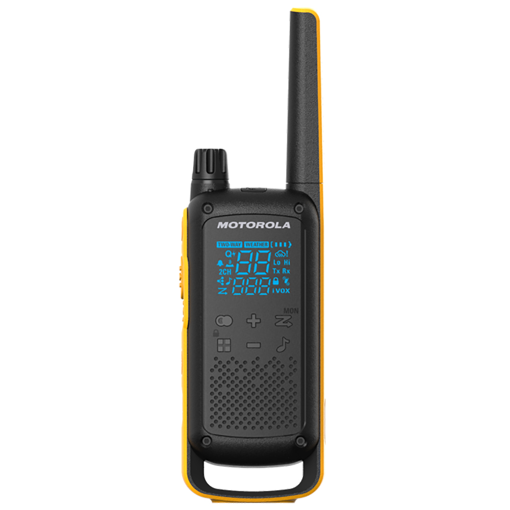 Motorola Solutions T470 Two-Way Radio Black W/Yellow (2 Pack) - image 3 of 8