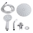 thumbnail image 2 of Pommeau de Douche, Plaque Chromée Haute Pression 3 Voies Multi-Réglages Style Pluie Double Pommeau de Douche à Main Combo, Ramadan, 2 of 5