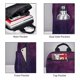 thumbnail image 3 of Balery Black Dark Blue Purple Mochila ligera para hombre y mujer: duradera e impermeable, ideal para la escuela, el trabajo, viajes y uso diario., 3 of 7