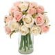 thumbnail image 1 of 24 ramos de rosas artificiales, flores de seda, rosas, familia, novia, boda, fiesta, decoraciones navideñas Xemadio HMHZ1381, 1 of 7