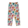 thumbnail image 4 of Naloa Easter Egg Print Women’s Ultra-Soft Comfy Pajama Lounge Pants with Pockets & Drawstring, 4 of 8